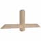 Ekena Millwork Eugene Smooth Timber Gable Bracket, Douglas Fir, 48"W x 16"H x 3 1/2"D x 3 1/2"F, 8/12 Pitch GBW048X16X0404EUG00SDF - alternate 2